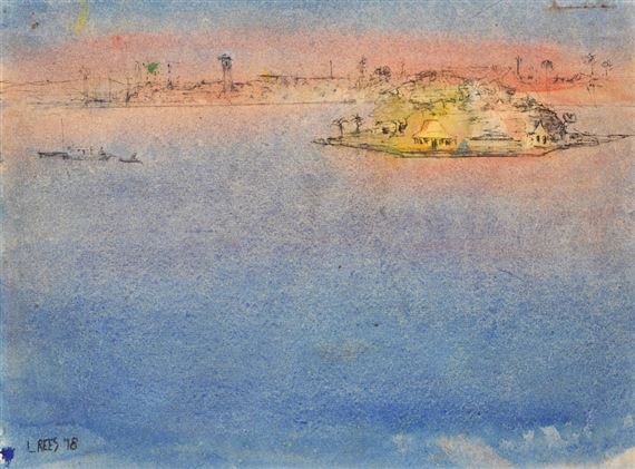 Study for Dusk at Drummoyne by Lloyd Rees, 1978