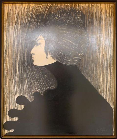 Ramon Santiago | Portrait in Profile (1968) | MutualArt