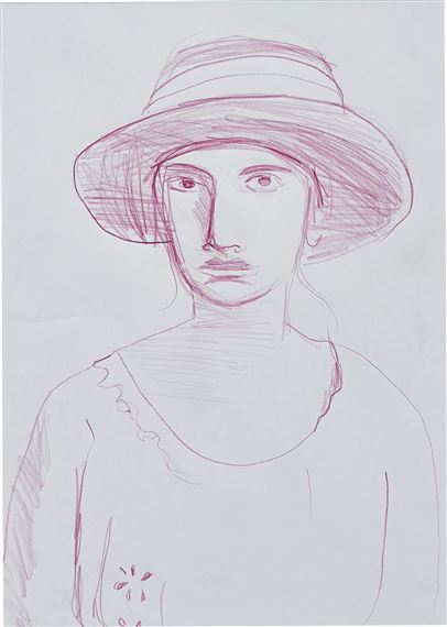 Anna Freud by Chantal Joffe, 2019