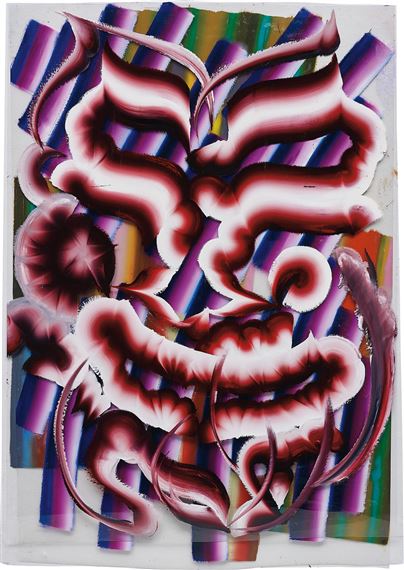 Blacky Blocked Radiant Sunbathed Mylar from Glow Rod Tanning Series by Kerstin Brätsch, 2012