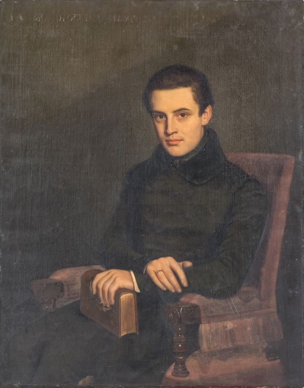 Artwork by French School, 18th Century, Louis Nicholas Adolphe Rinck, Portrait de Charles Gay, Made of oil on canvas