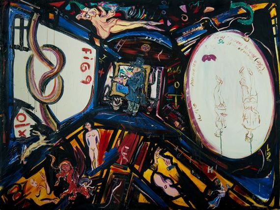 Varnishing Day by Rodney Pople, 1987