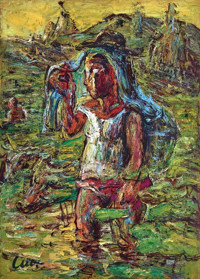 Luo Zhongli | Waiting | MutualArt