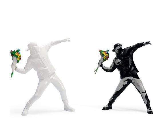 MEDICOM TOY - FLOWER BOMBER (CONCRETE Ver） Medicom Toy Reissues Banksy 'Flower Bomber' | Hypeart