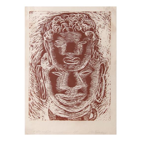 Father and Son (Red) by Roberto Juarez, 1983