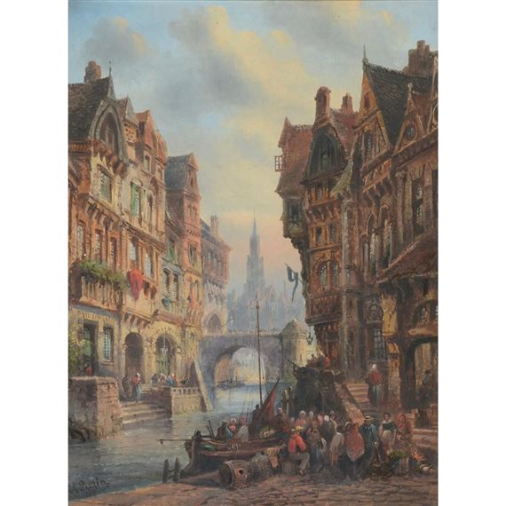 Church of Our Lady, Bruges by Felice Auguste Rezia