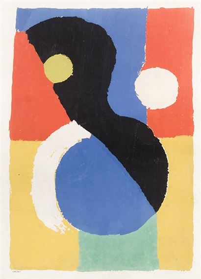 "COMPOSICIÓN" by Sonia Delaunay, 1953
