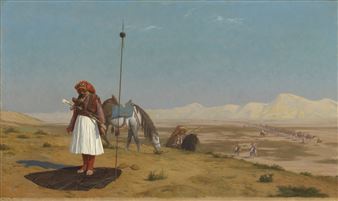 Gerome Jean Leon La Priere Dans Le Desert Mutualart On la qualifie également de petite doxologie. mutualart