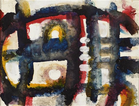 Composition by Ahmed Cherkaoui, 1966