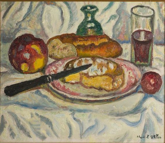 Nature morte au fromage by Henri Liénard de Saint-Délis