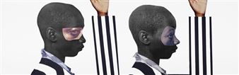 Deborah Roberts: Native Sons: Many Thousands Gone - Vielmetter Los Angeles, Culver City