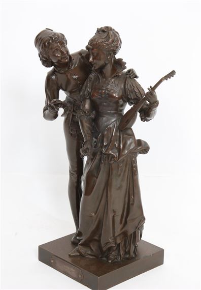 LA LECON DE MUSIQUE by Vincent-Désire Faure de Broussé