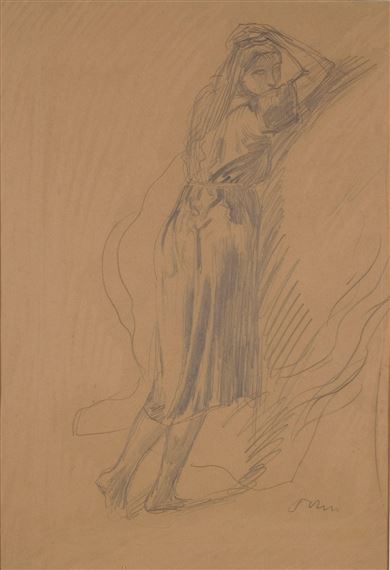 "Dorelia" by Augustus Edwin John, circa 1940