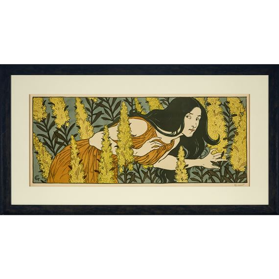 INQUIÉTUDE by Eugène Grasset, circa 1900