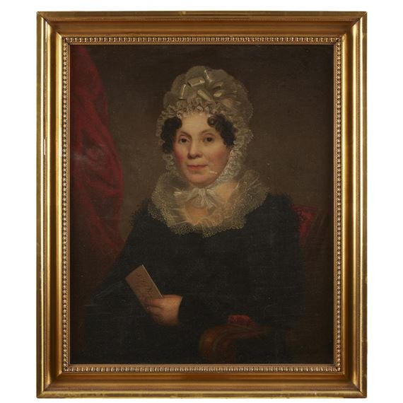 Portrait of Marie Louise Vernier Besson (1773-1849) by Bass Otis, 1824