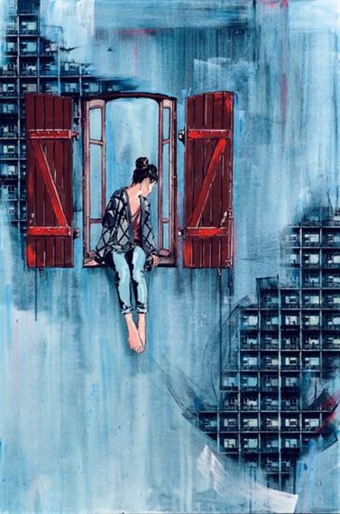 Femme a la fenetre by Jana & JS, 2013