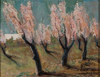 Almond trees in blossom - José Pérez Gil