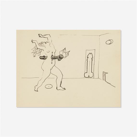 Untitled (Erotic Drawing) by John D. Graham, circa 1941