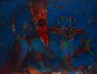 Blue window - Mammed Safarougli