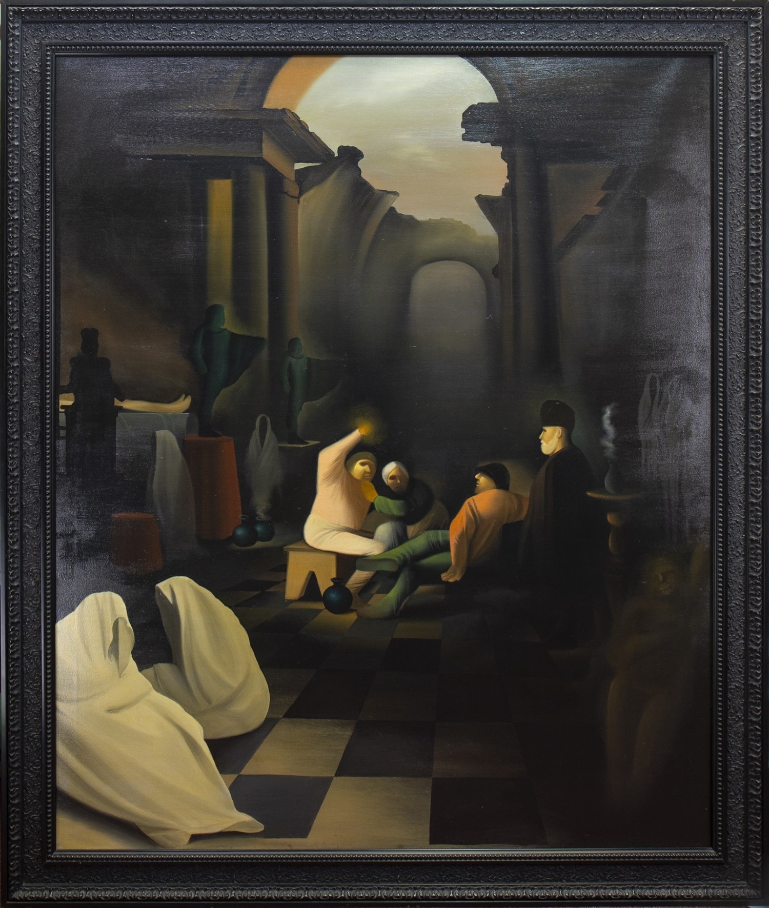 Stuart McAlpine Miller | CAUGHT IN CENTRE OF DECAYING RUINS | MutualArt