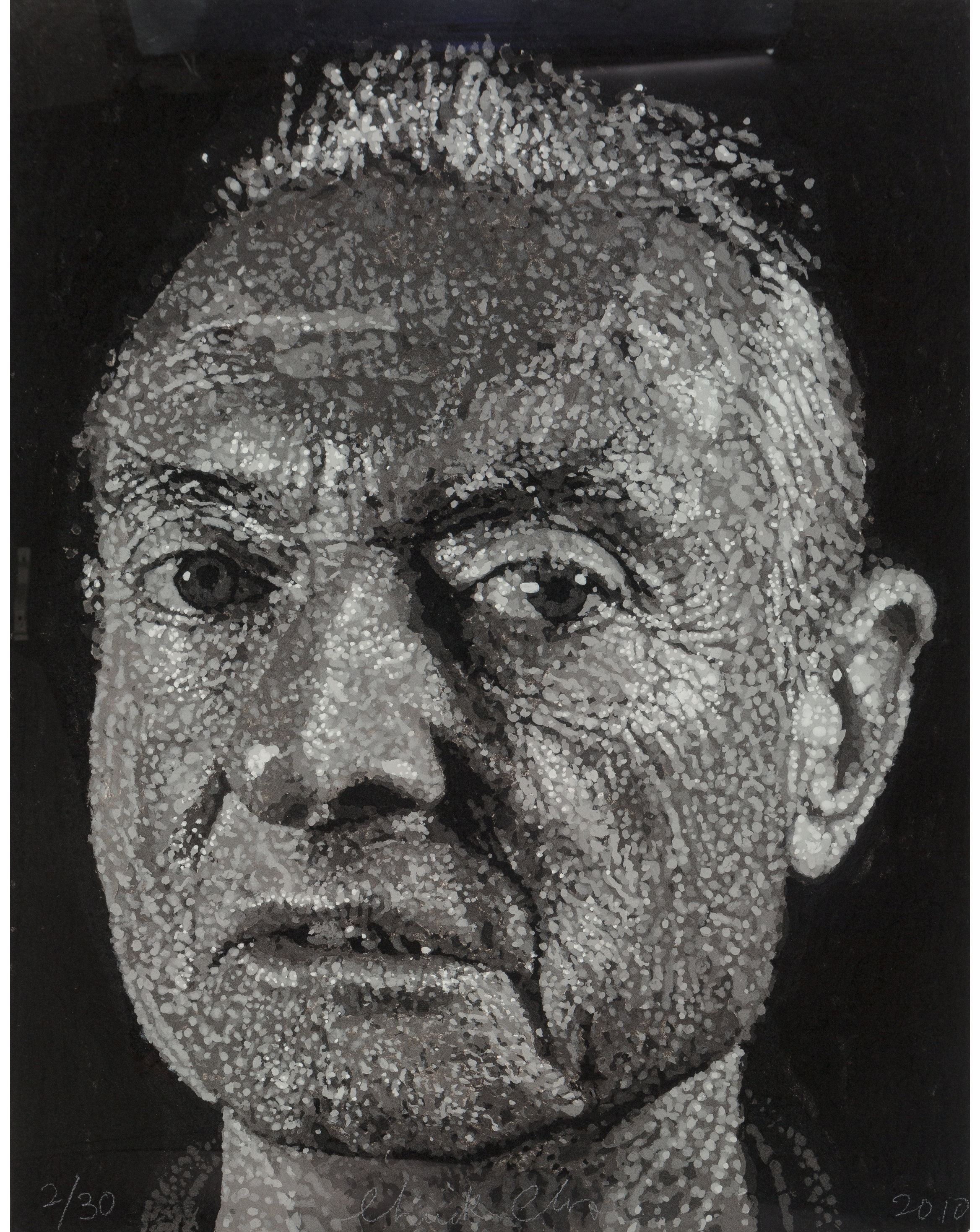 Chuck Close Roy Paper/Pulp (Circa 2009) MutualArt