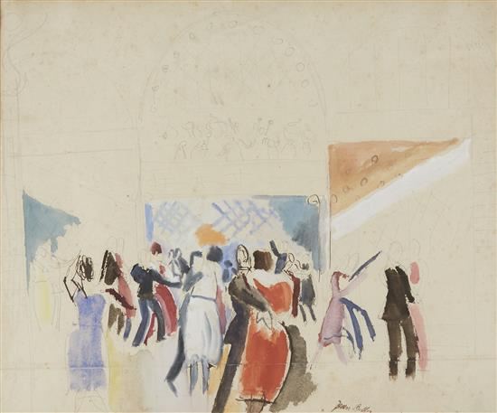 Au bal du Moulin Rouge by Jean Dufy