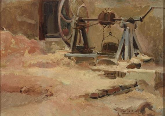 El pozo by Cecilio Pla y Gallardo