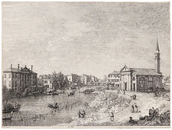 Al Dolo (B. 4) by Canaletto, 1735-1746
