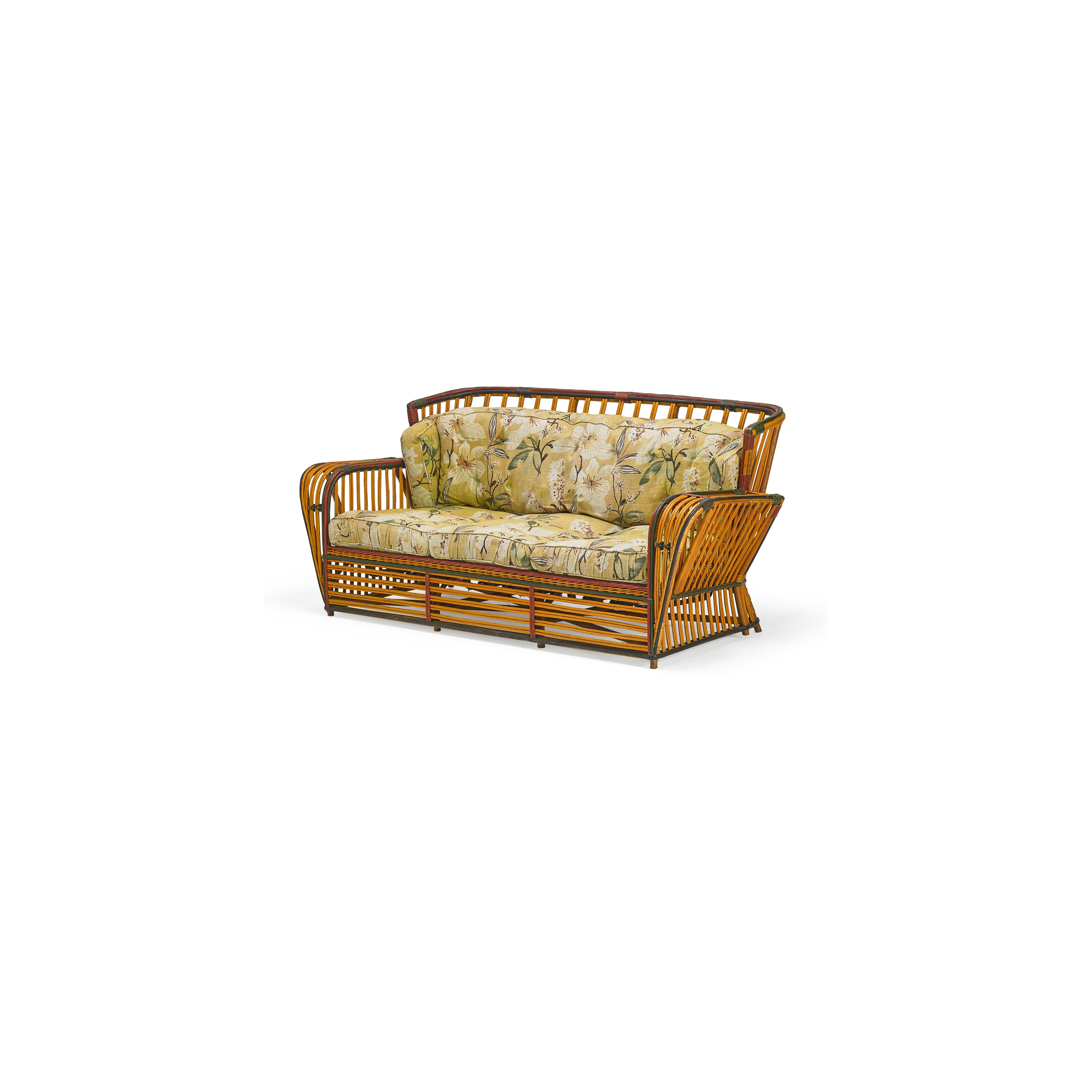Heywood Wakefield RATTAN SOFA MutualArt