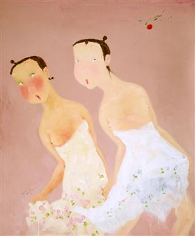 Two Girls - Ji Xiaofeng