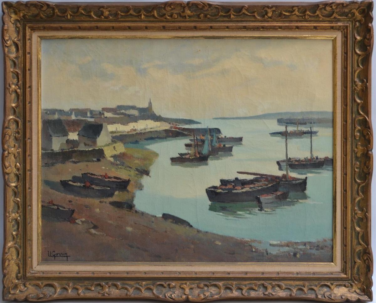 Artwork by Ulysse Gorrin, Audriene, L'Avant Port, Made of Oil on canvas