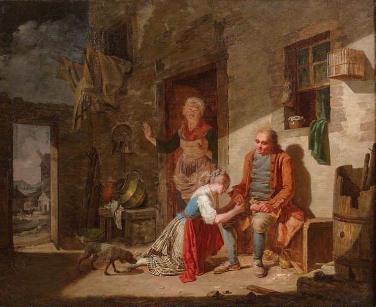 Le retour de la vertu by Martin Drolling, 1798