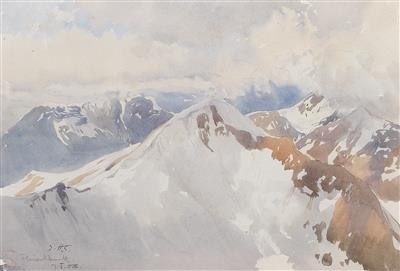 Edward Harrison Compton | Mountain summit (1903) | MutualArt