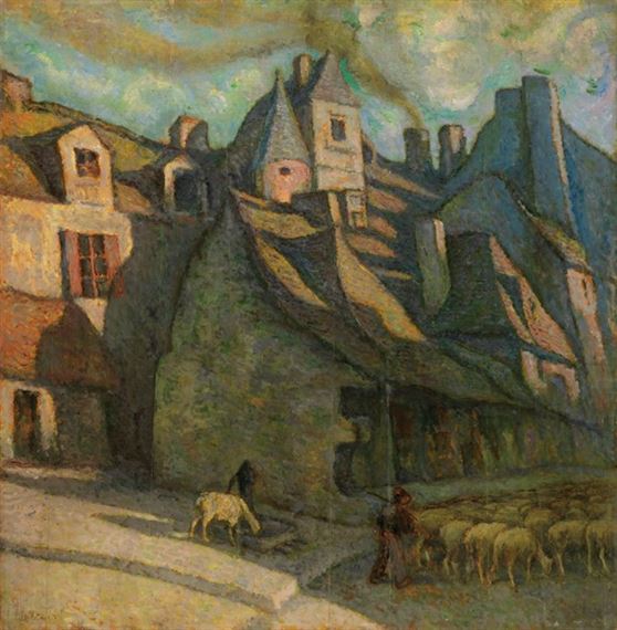 PAESAGGIO FRANCESE by Alfredo Muller, 1923