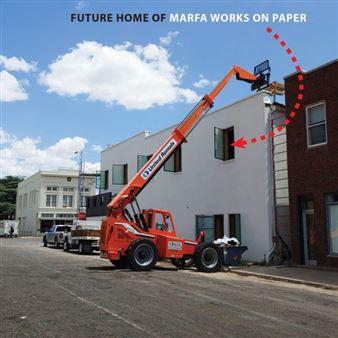 Marfa Works on Paper Gallery Re-Opens on April 4