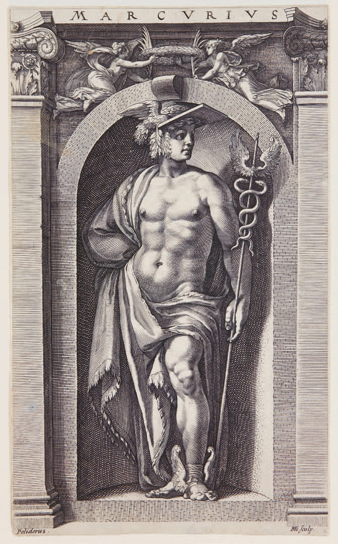 Artwork by Hendrick Goltzius, 8 Works: Huit Dieux, Made of Engraving