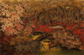 Coin du Village de Bentre, Cochinchine - Le Thy