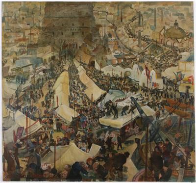 Jahrmarkt des Lebens by Oskar Laske, 1936