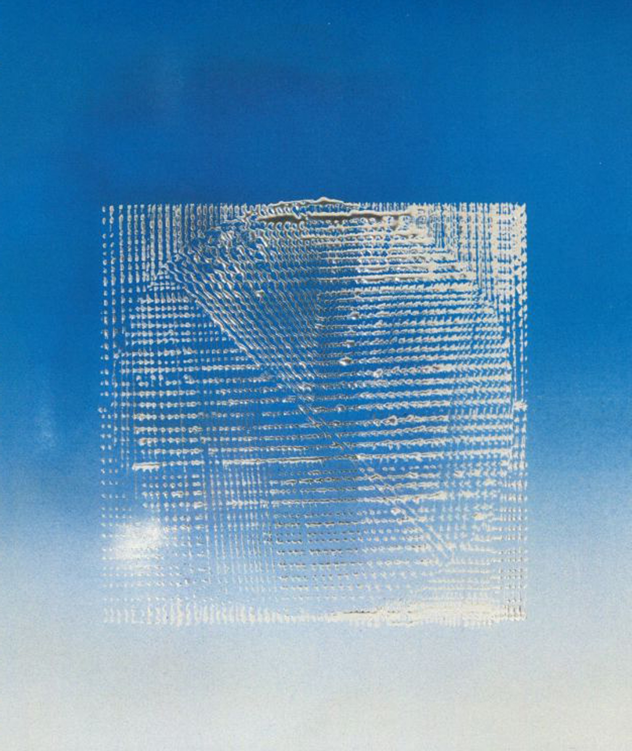 Artwork by Heinz Mack, From: ''Galaxis'', Made of Colour silkscreen and embossed print on smooth card