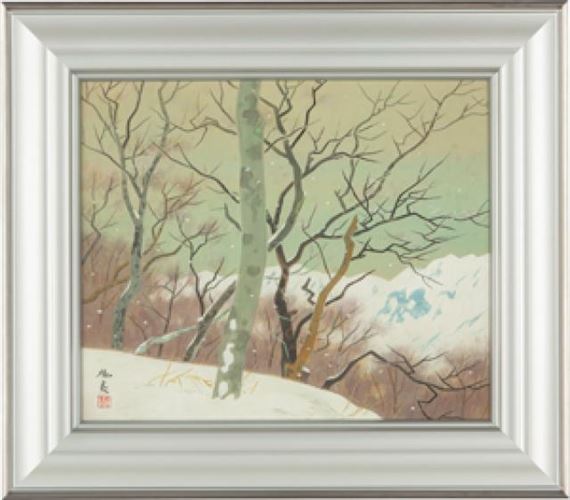 Clear sky after snow