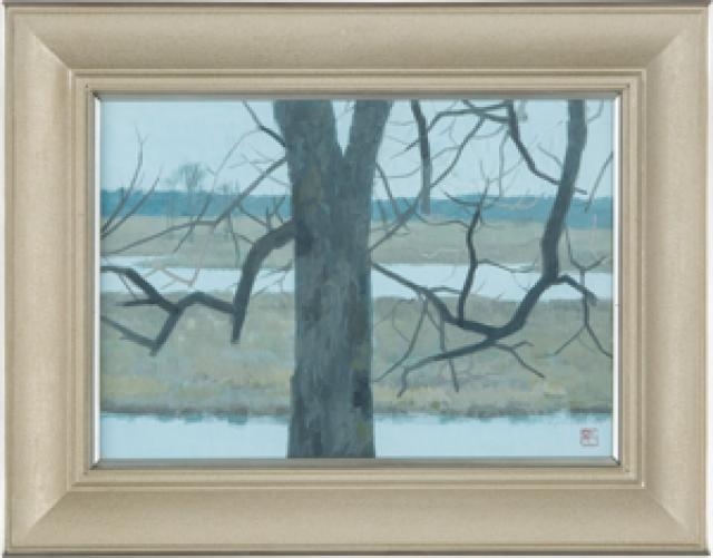 Artwork by Kaii Higashiyama, Early Spring in Dyrehaven, Made of ink and color on paper