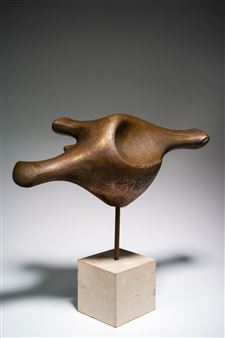 Sculpture terre cuite et bronze - Michelle Hartmann