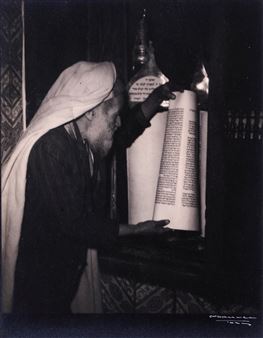 Sans titre, Juif lisant la Torah - M. Maurer