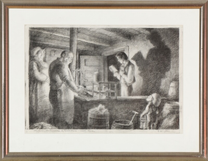 Artwork by Ib Spang Olsen, Composition, Made of Pencil on paper