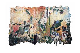 José Parlá's Latest Hand-Painted Collages Evoke NYC's Homeless