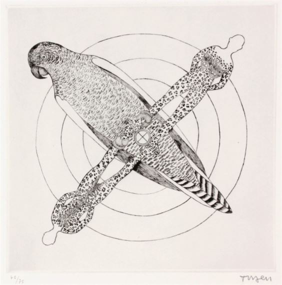 Shooting Range by Toyen, 1973