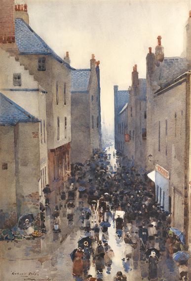 Kirkwall Fair by Arthur Melville, 1885