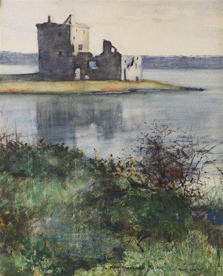 Rosyth Castle by John Lavery, 1887