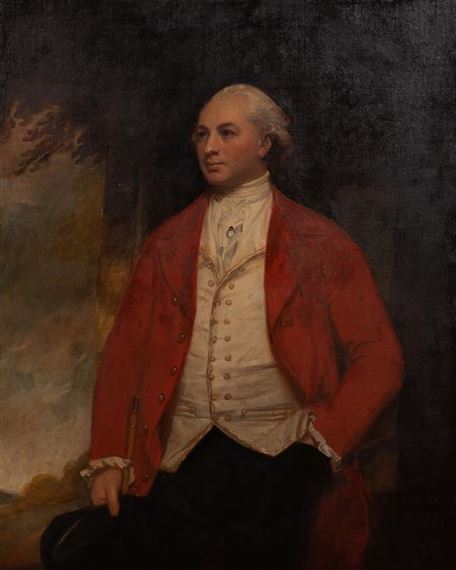 Portrait of Sir John Papillon Twisden by George Romney