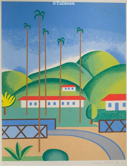 Palmeiras by Tarsila do Amaral, 1972